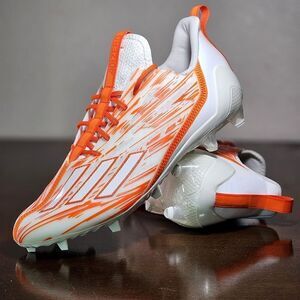 Adidas Adizero Team Orange White Football Cleats Shoes Men's 11.5 H03639 Freak